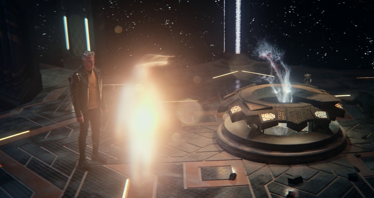 Still frame from Star Trek: Strange New Worlds 3x10 (New Life and New Civilizations) showing Batel's end.