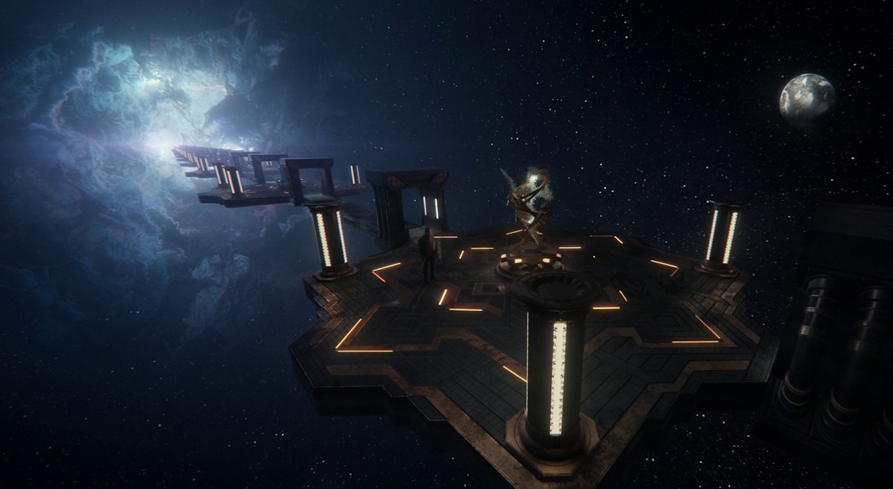 Still frame from Star Trek: Strange New Worlds 3x10 (New Life and New Civilizations) showing the Vezda prison.