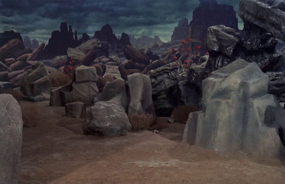 Still frame from The Cage showing Talos IV.