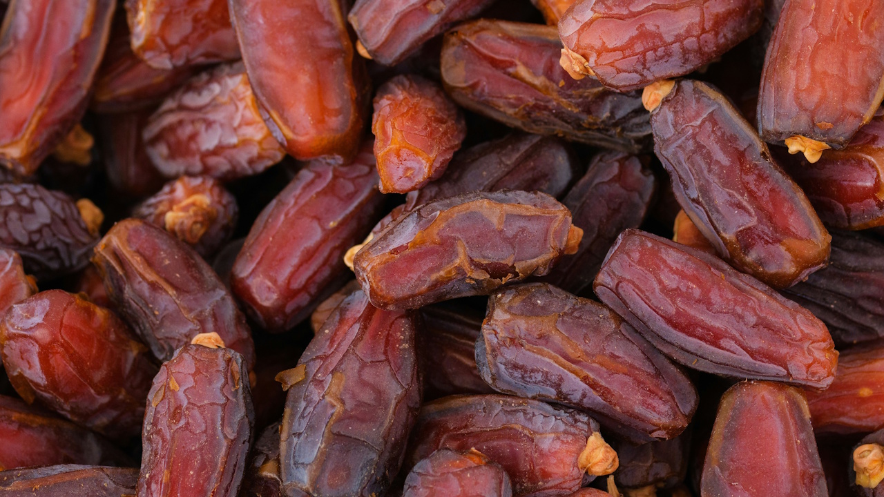 A stock photo of dates.