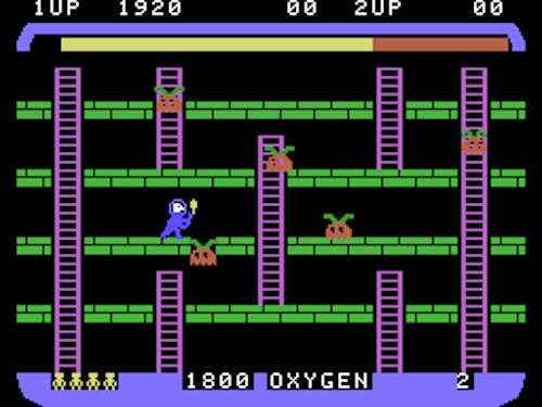 Screenshot of Space Panic.