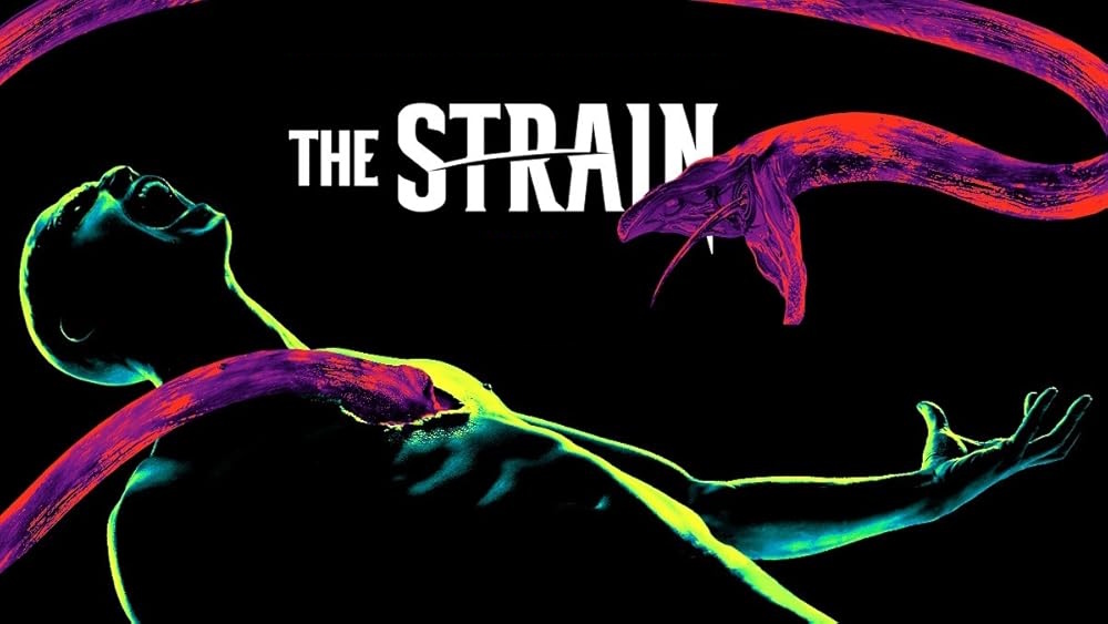 Stylised promotional poster for The Strain.
