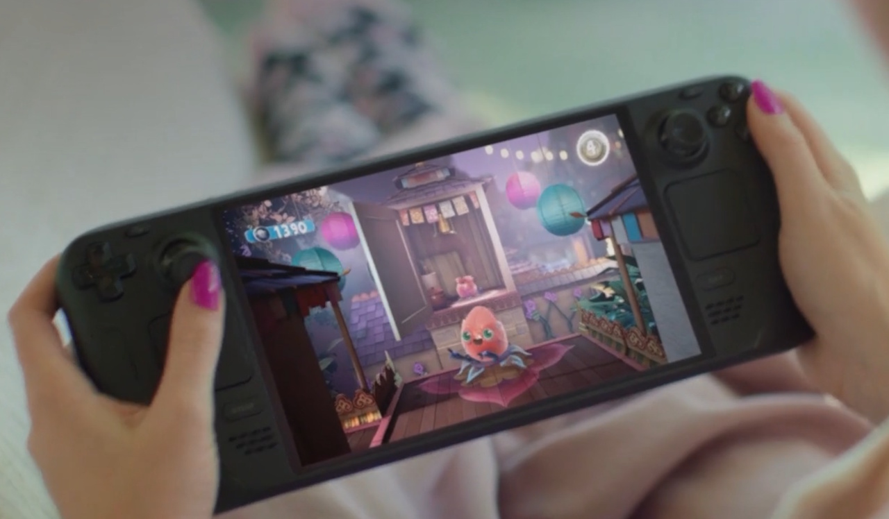 Promo image of the Steam Deck.
