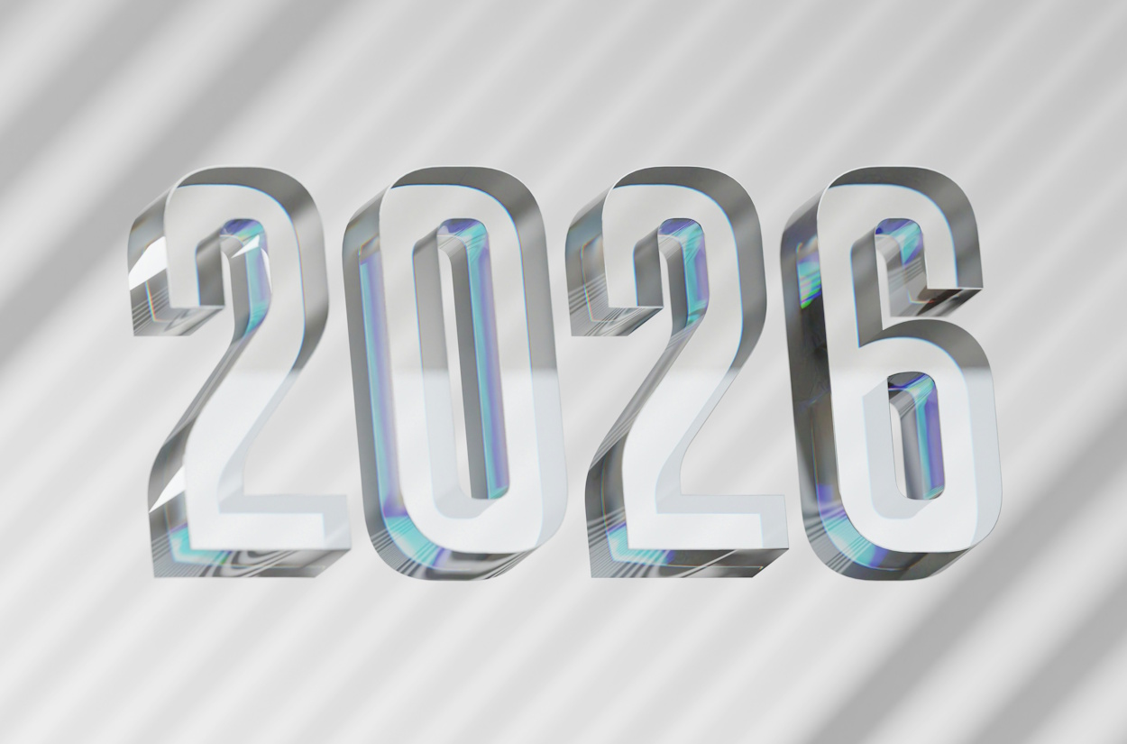 A render of the number 2026.