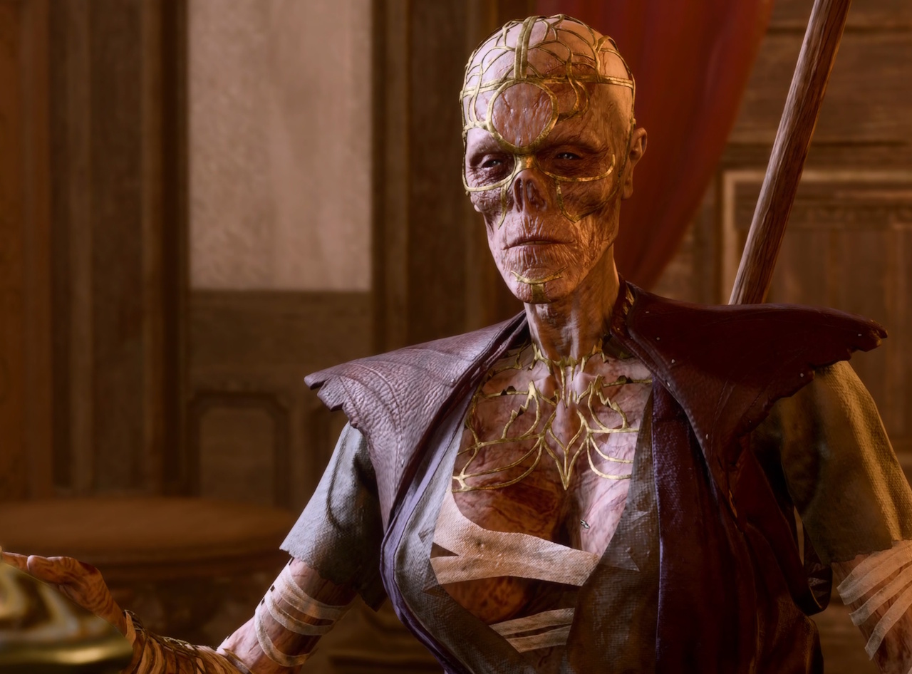 Screenshot of Baldurs Gate 3 with the mod "Withers Big Naturals" showing Withers.