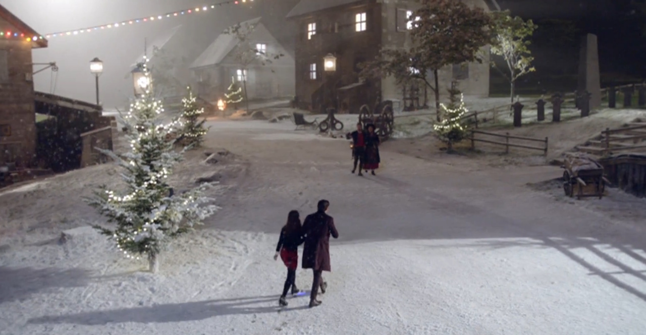 Still frame from Doctor Who showing the planet Trenzalore.