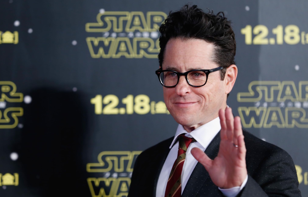 Photograph of filmmaker JJ Abrams at the premiere of Star Wars VII: The Force Awakens (2015).
