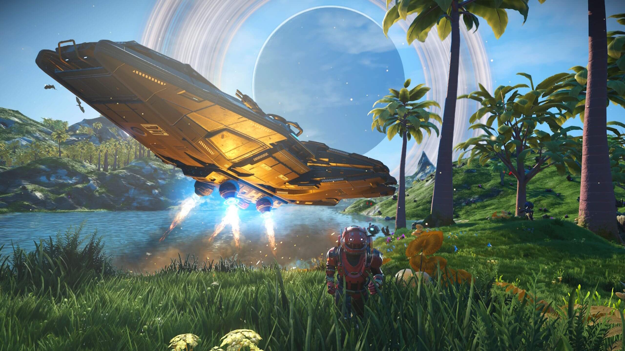 Promo image for No Man's Sky: Voyagers DLC.