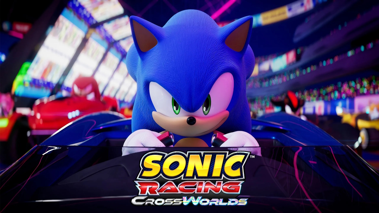 Promo art for Sonic Racing CrossWorlds (inc. logo)