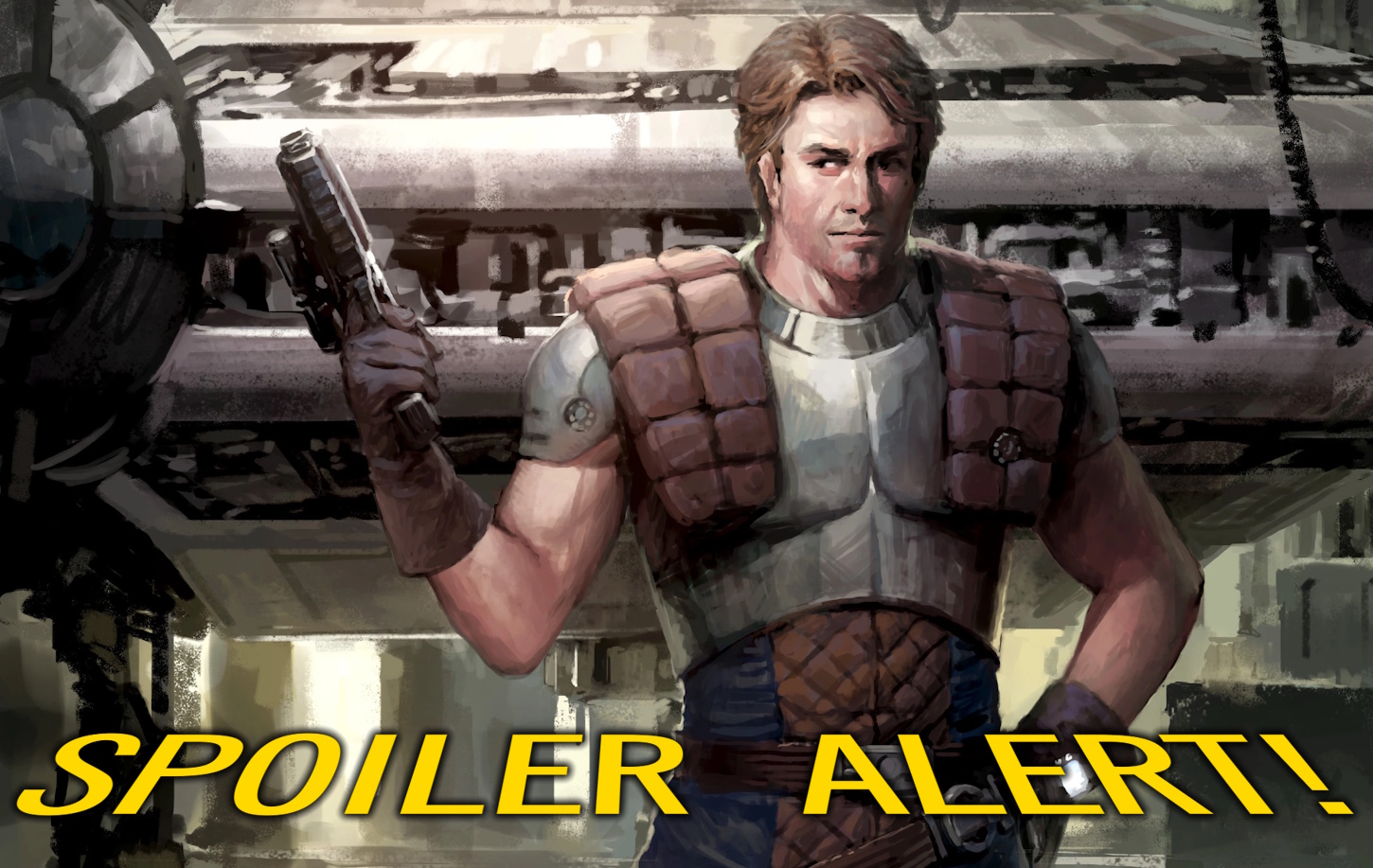 A Star Wars-themed spoiler warning.