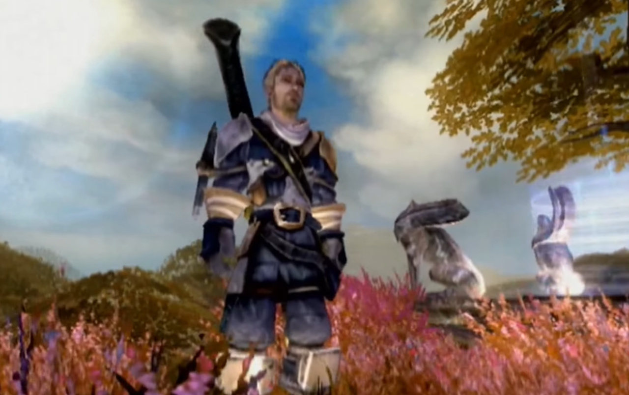 Still frame from the E3 2004 trailer for Fable.