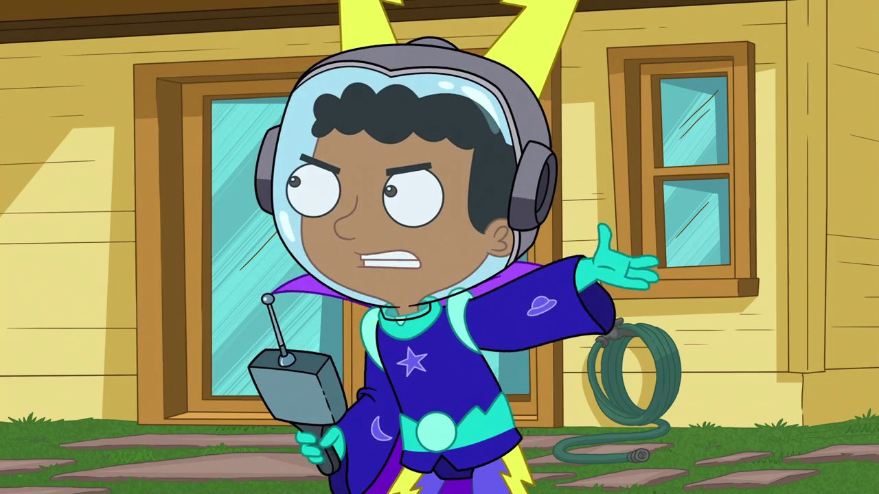 Still frame from Phineas and Ferb Season 5 showing the title character.