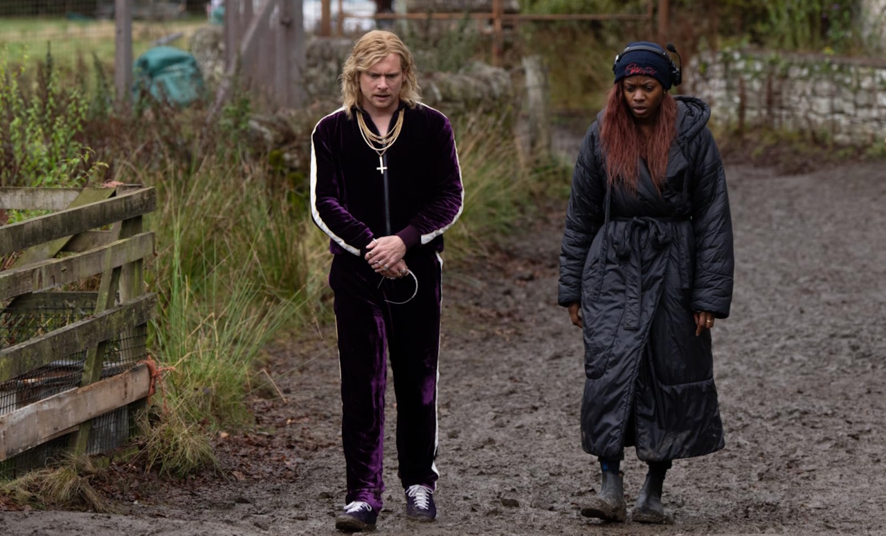 Behind-the-scenes photo from 28 Years Later The Bone Temple