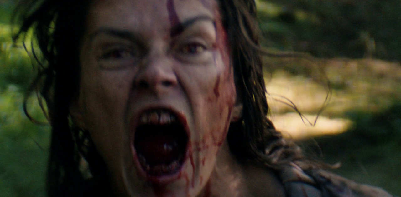 Still frame from 28 Years Later The Bone Temple showing a zombie