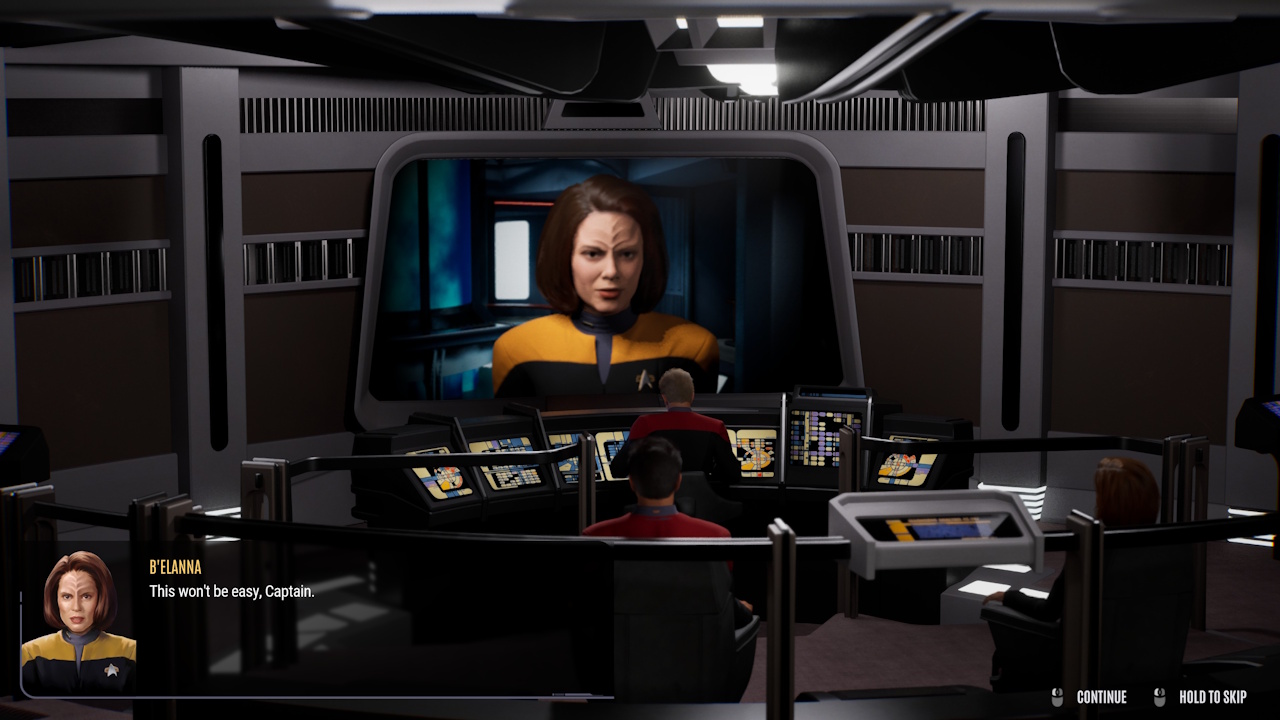 Screenshot of Across The Unknown showing the bridge