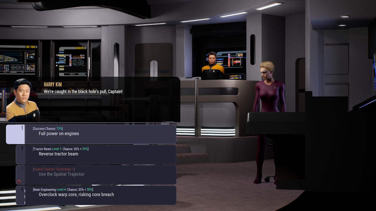 Screenshot of Across The Unknown showing the bridge