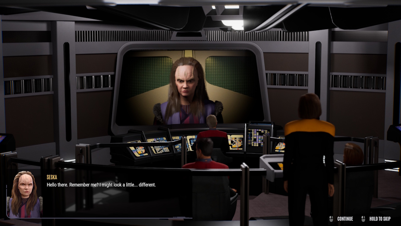 Screenshot of Across The Unknown showing the bridge