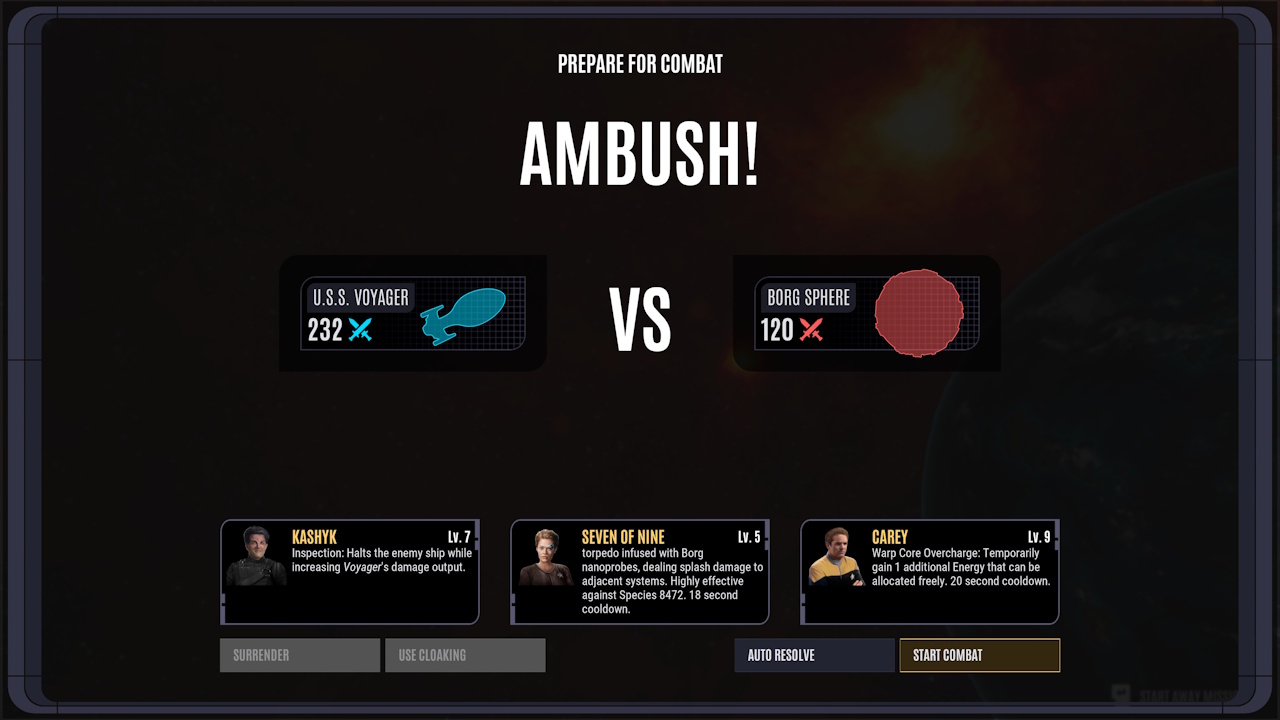 Screenshot of Across The Unknown showing combat