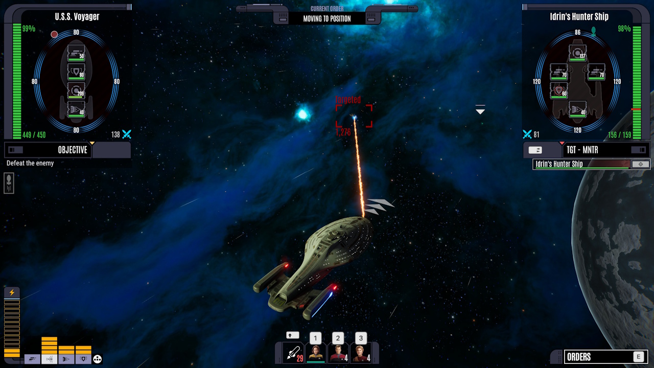 Screenshot of Across The Unknown showing combat