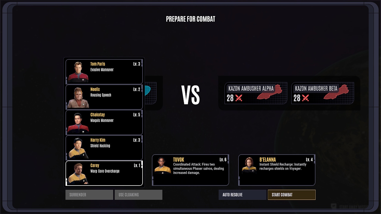 Screenshot of Across The Unknown showing combat