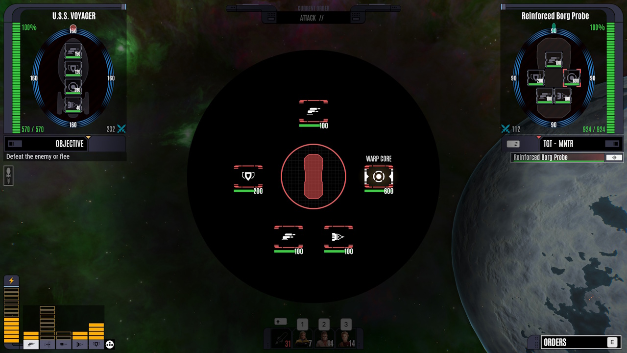 Screenshot of Across The Unknown showing combat