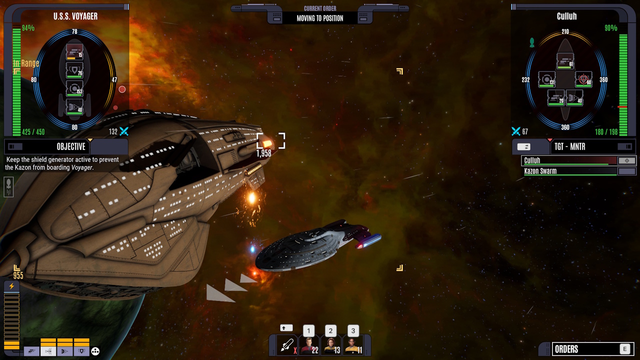 Screenshot of Across The Unknown showing a boss battle