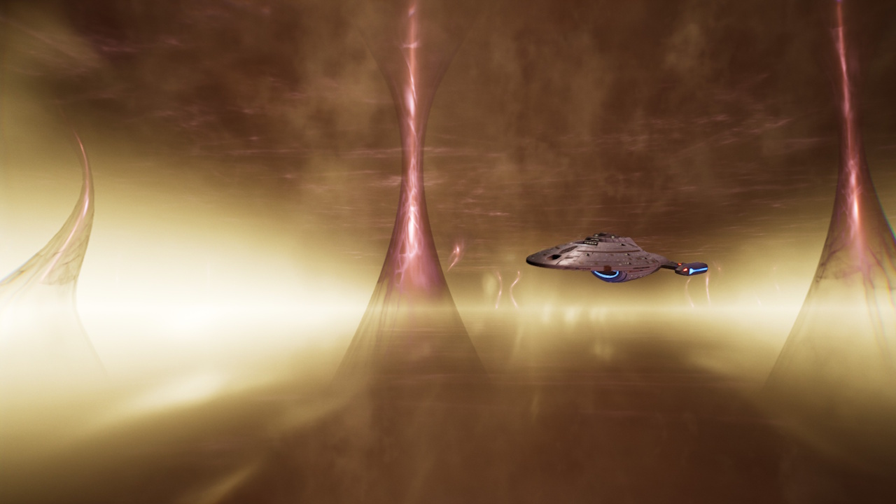 Screenshot of Across The Unknown showing a cut-scene