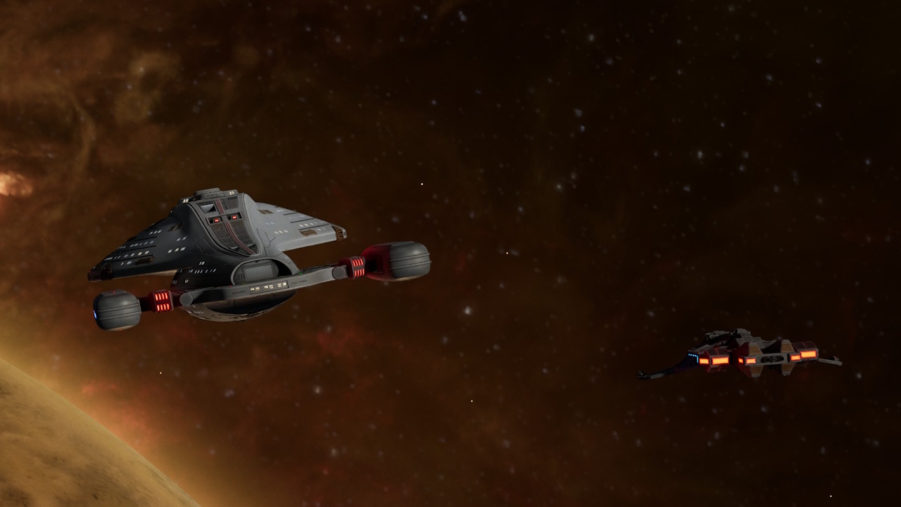 Screenshot of Across The Unknown showing a cut-scene