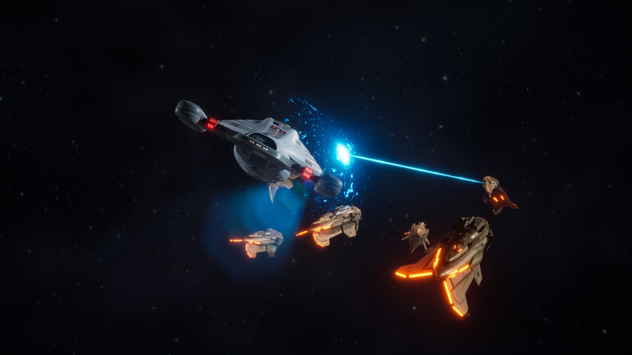 Screenshot of Across The Unknown showing a cut-scene