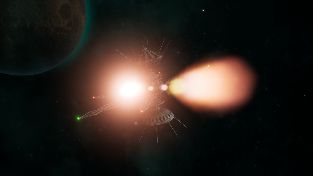 Screenshot of Across The Unknown showing a cut-scene