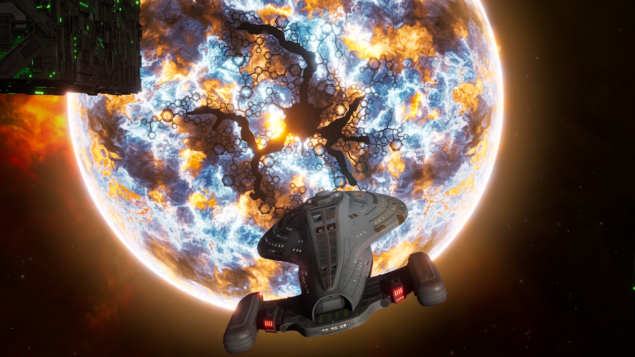 Screenshot of Across The Unknown showing a cut-scene