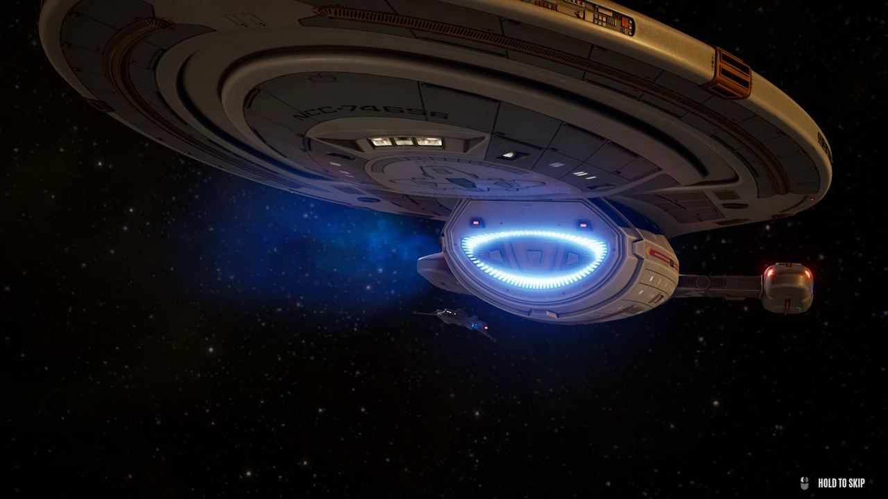 Screenshot of Across The Unknown showing a cut-scene