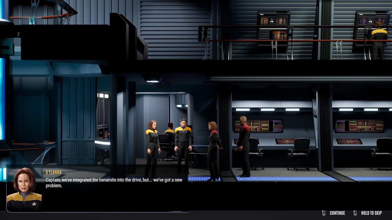 Screenshot of Across The Unknown showing engineering