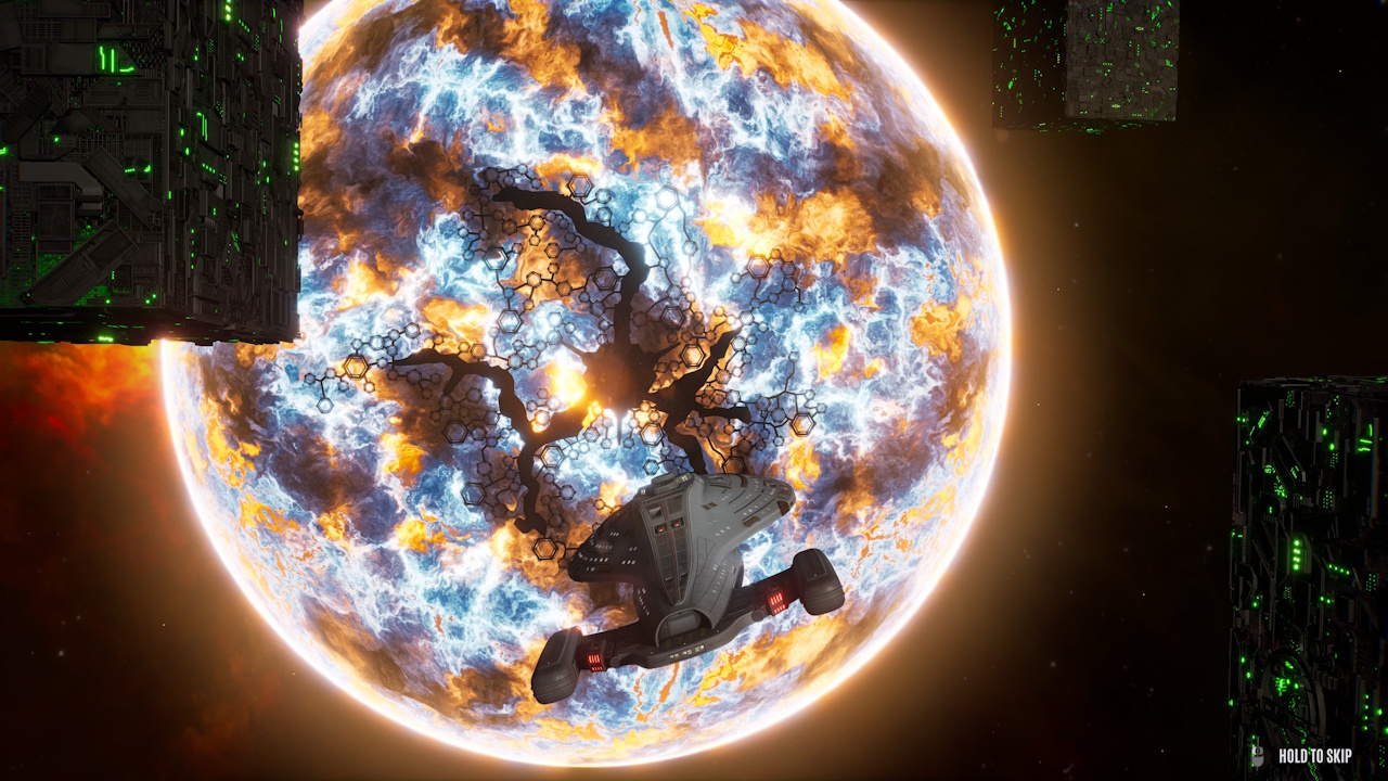 Screenshot of Across The Unknown showing the transwarp hub