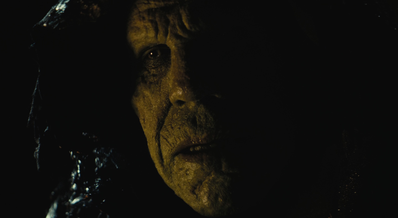 Still frame from Fallout S2 showing a Supermutant.