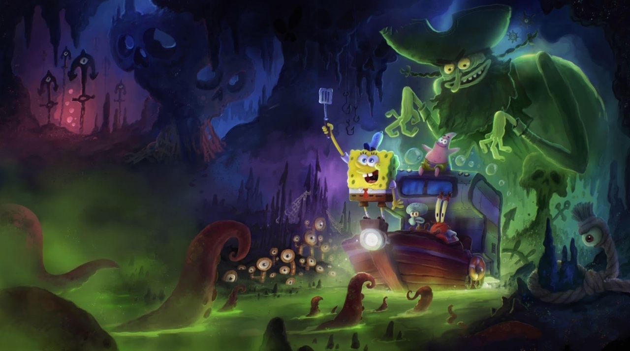 Key art/concept art for The SpongeBob Movie: Search for SquarePants (2025).