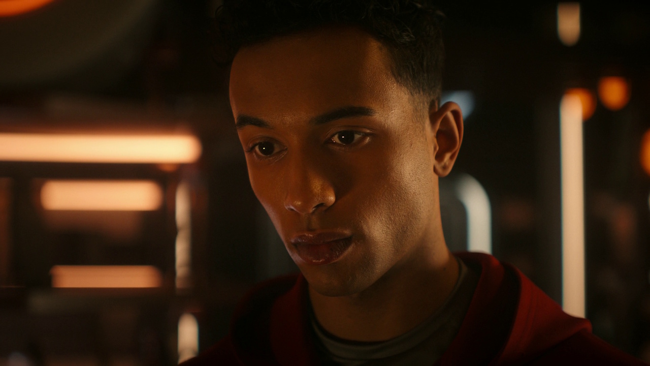 Still frame from 300th Night showing Caleb