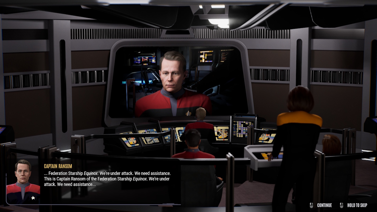 Screenshot of Across The Unknown showing Capt Ransom