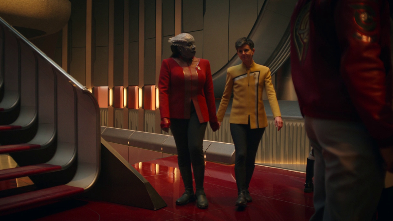 Still frame from Rubincon showing Jett and Lura