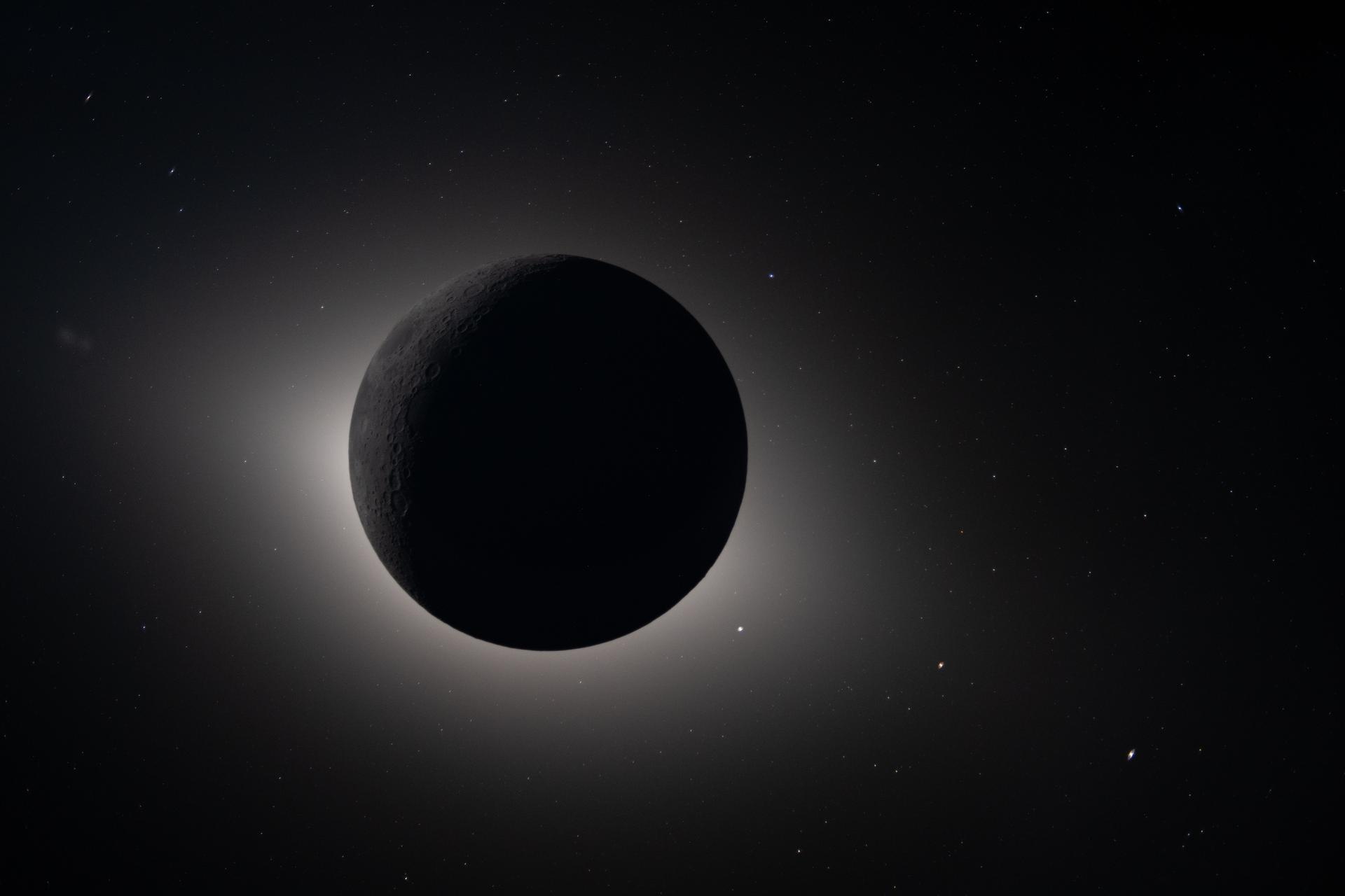 The moon as seen from Artemis II