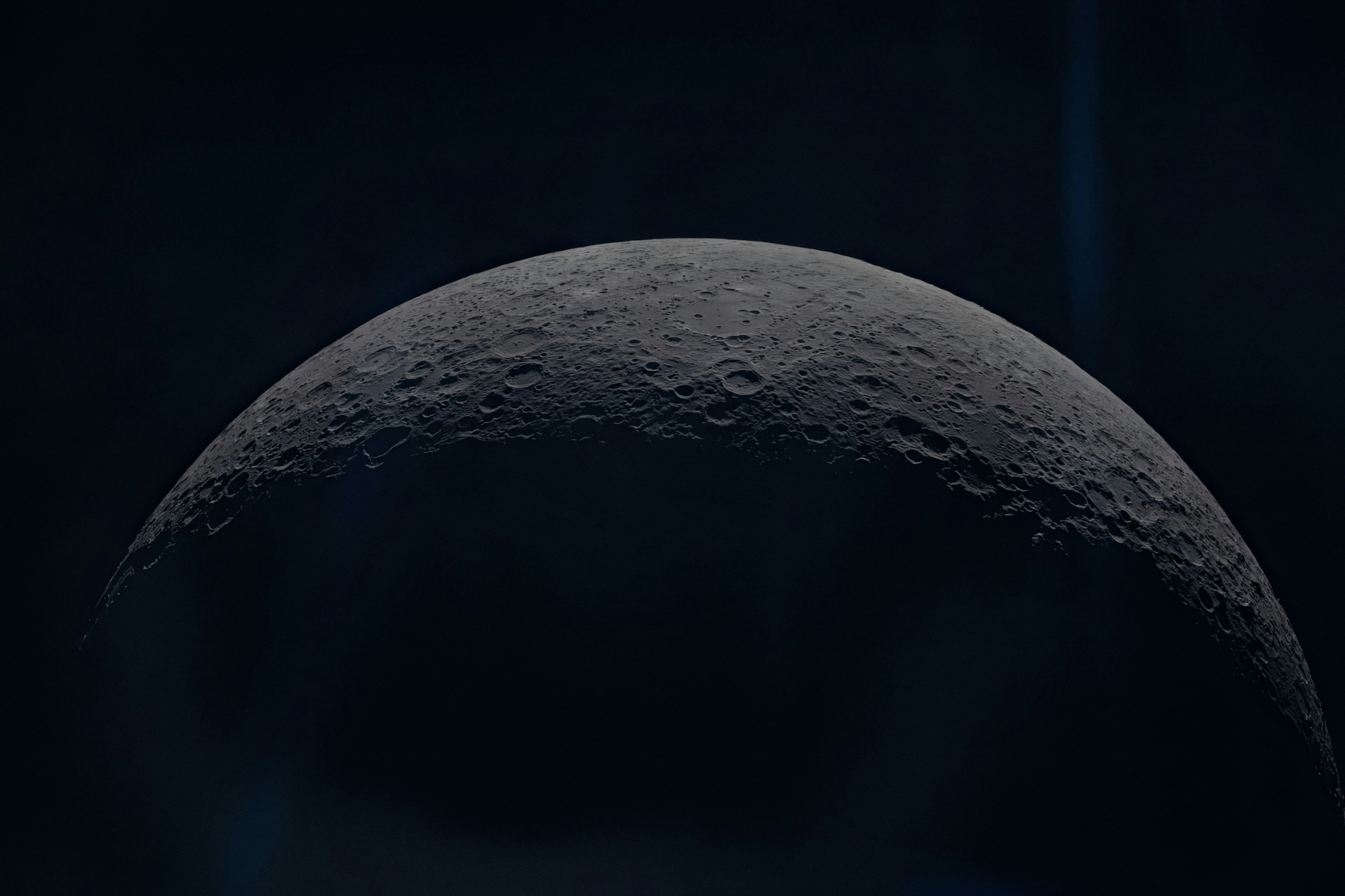 The moon as seen from Artemis II