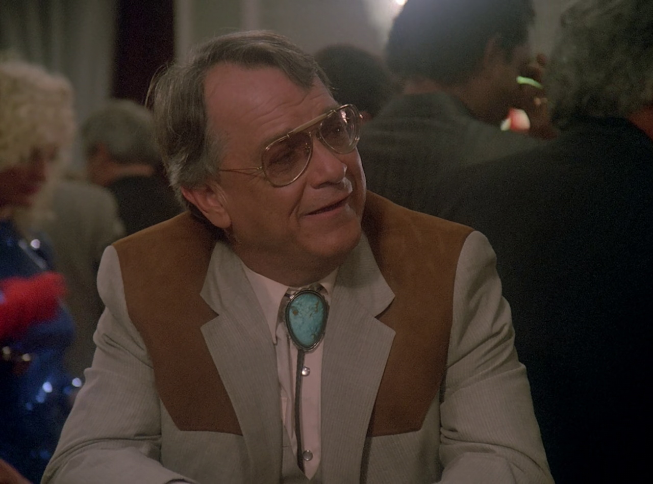 Still frame from Star Trek TNG The Royale showing "Texas"