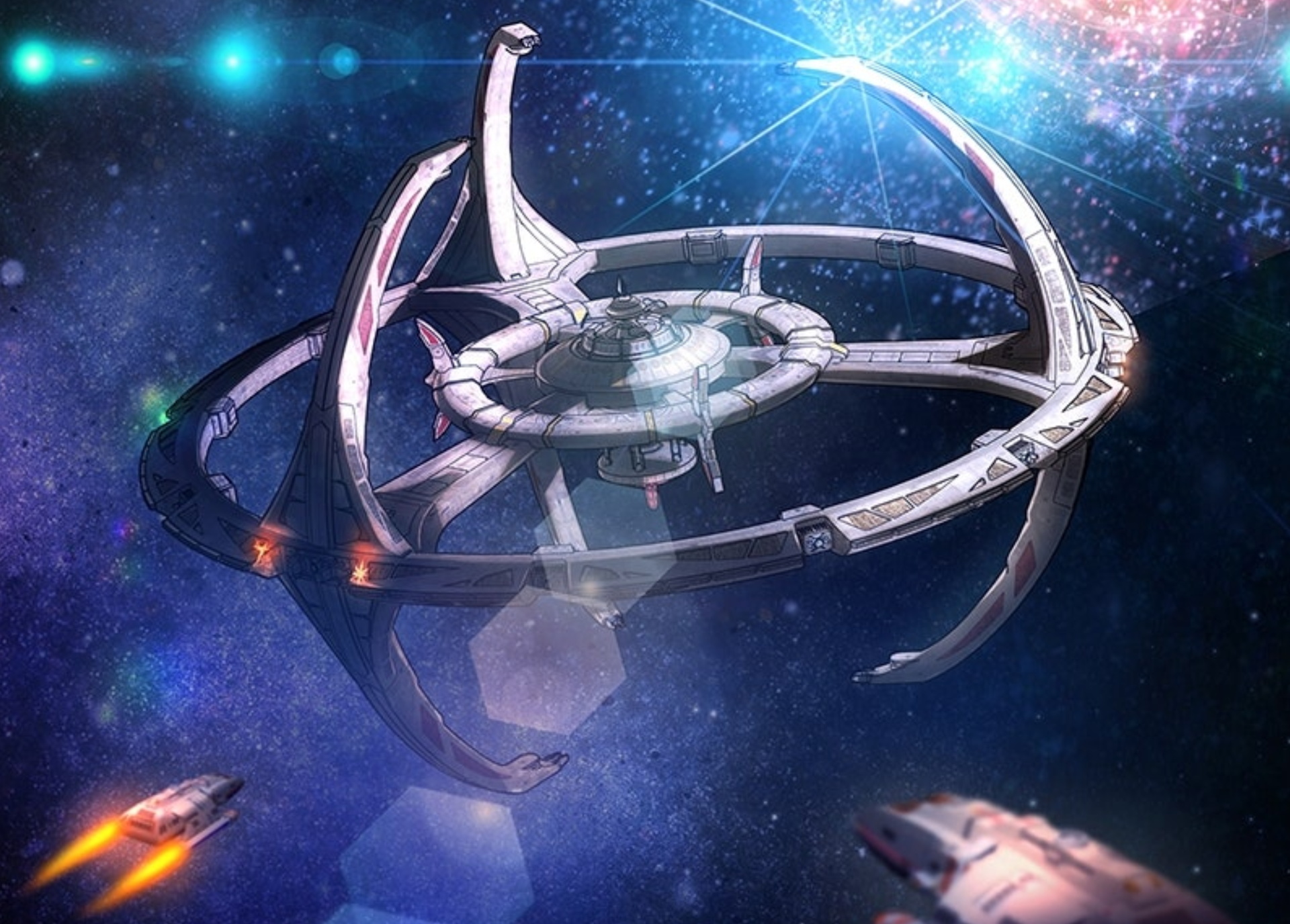 Crop from the Star Trek Stargazers webtoon showing DS9
