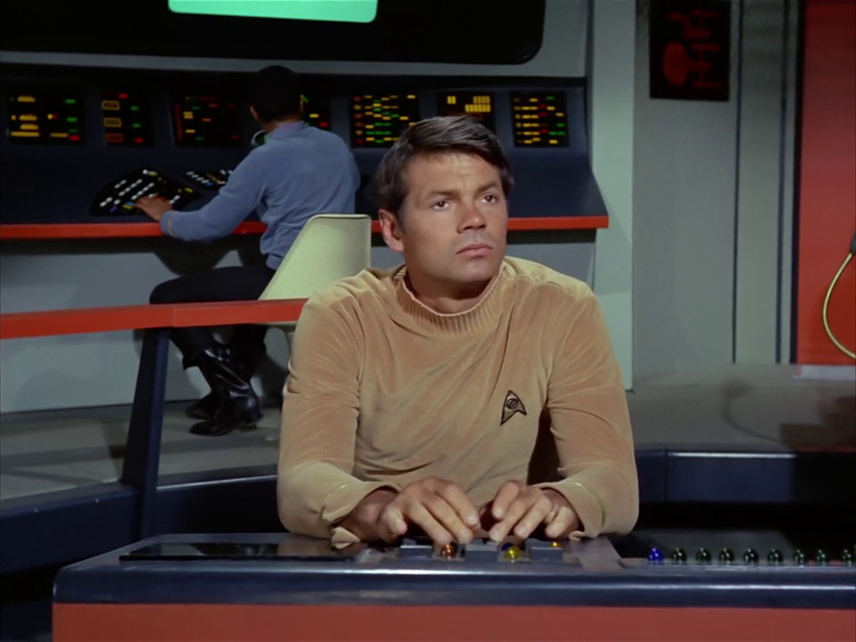 Still frame from Star Trek TOS showing Mitchell
