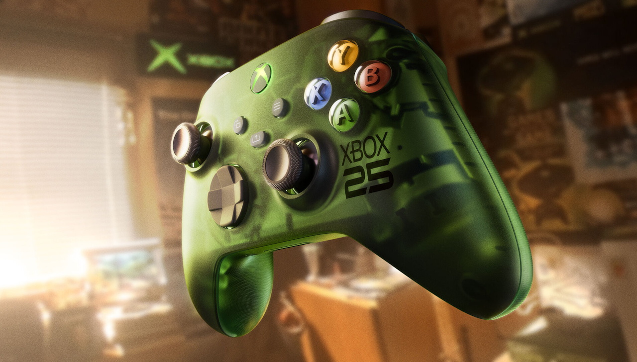 Promo photo of an Xbox controller