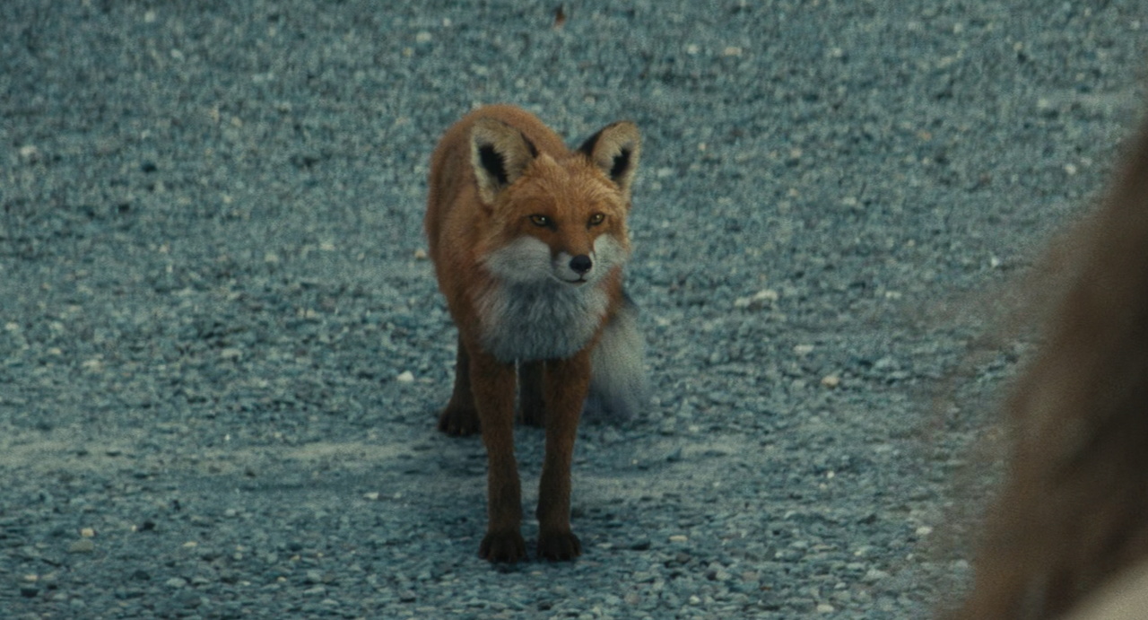 Still frame from Disclosure Day (2026) showing a CGI animal