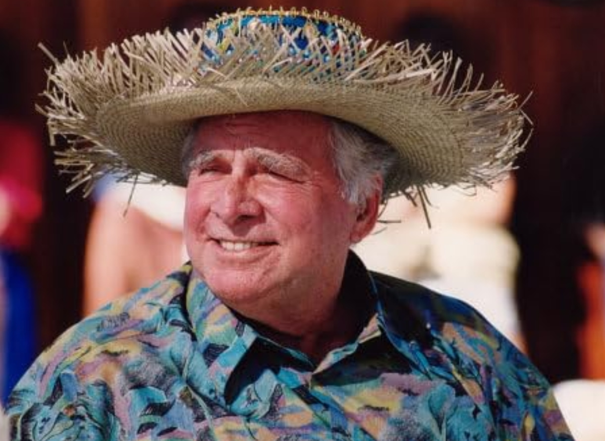 Photo of Gene Roddenberry wearing a hat