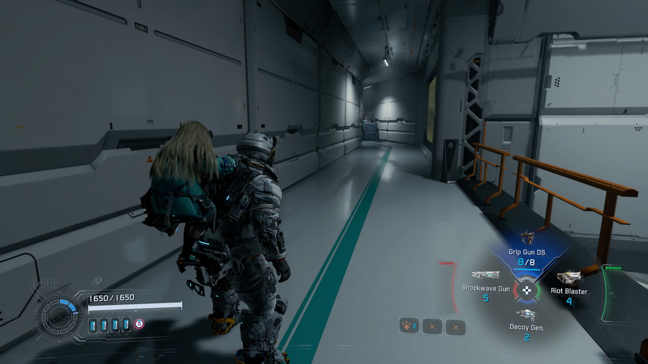 Screenshot of Pragmata showing Hugh and Diana