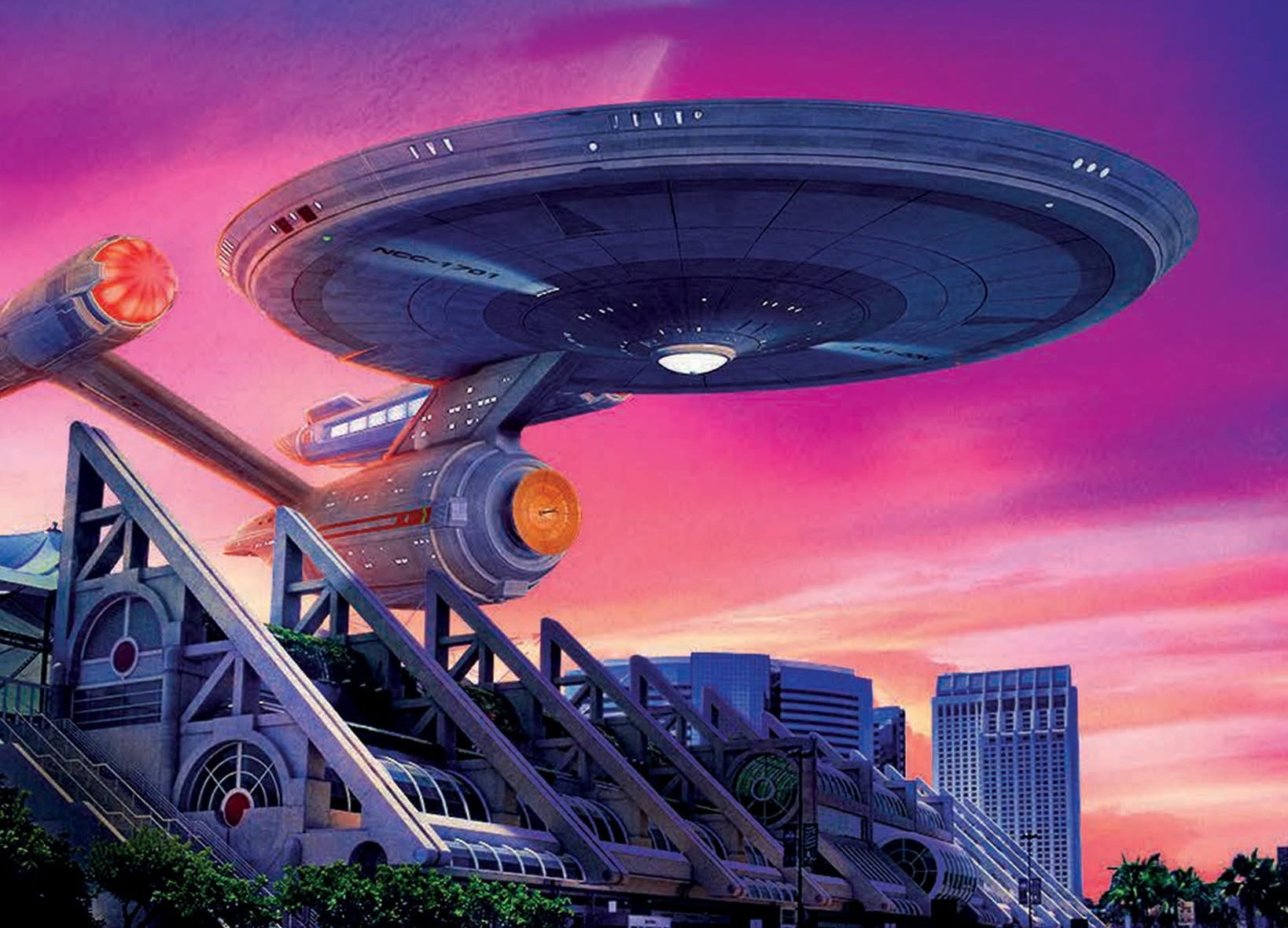 Promo poster for Star Trek SNW S4 (cropped) showing the USS Enterprise