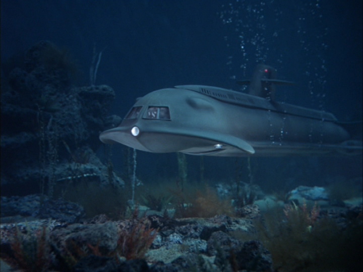 Still frame from Voyage to the Bottom of the Sea showing the Seaview
